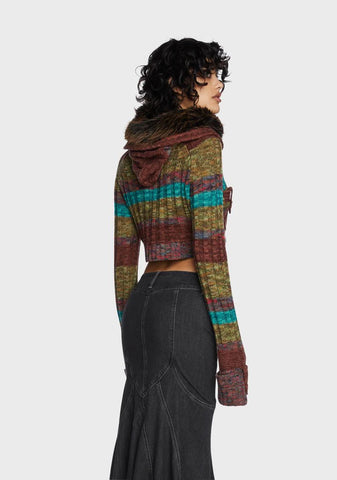 A Creature's Comforts Hooded Cardigan