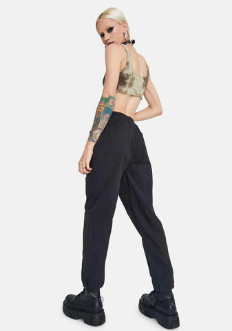 Taken Back Elastic Waist Joggers