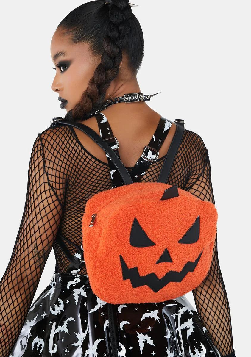 Let's Get Lit Pumpkin Backpack