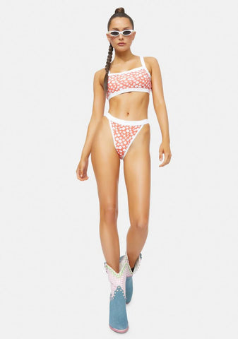Scattered Daisy Olympia Bikini Top