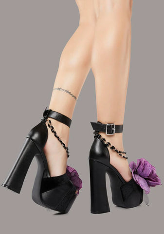 The Wilted Lover Platform Heels
