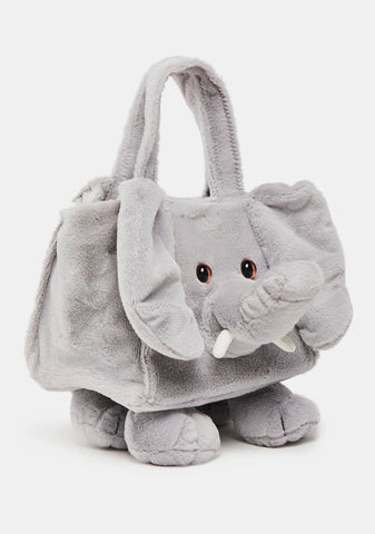 Gray Elephant Handbag