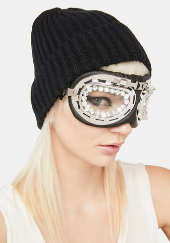 Ink Ski Delight Beanie Goggles