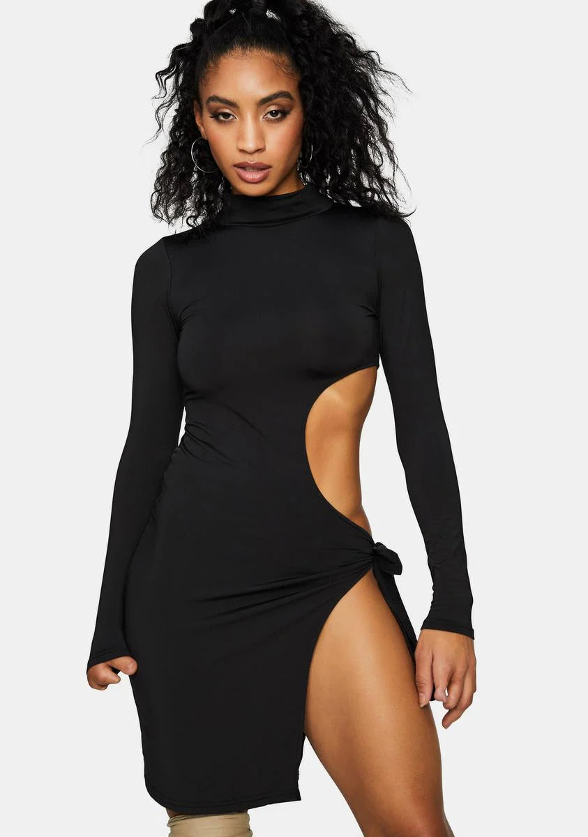 Can't Stop Staring Cut-Out Mini Dress