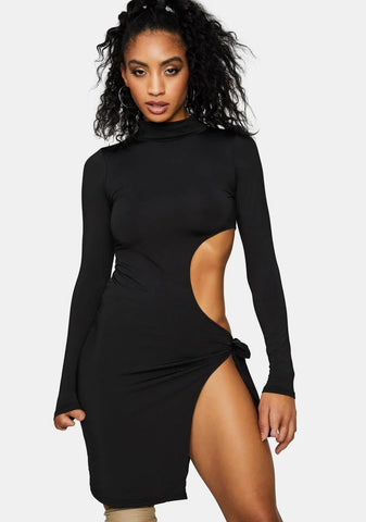 Can't Stop Staring Cut-Out Mini Dress