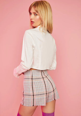 Top Marks Tweed Shorts