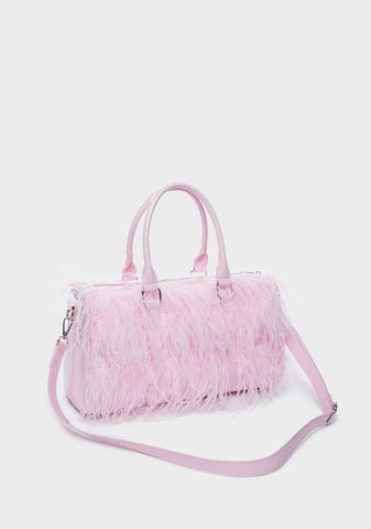 Whirlwind Rebel Marabou Purse