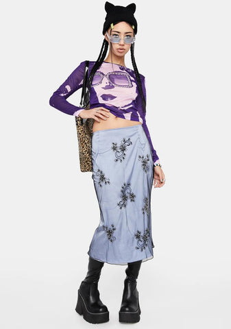 Saving Face Mesh Graphic Tee