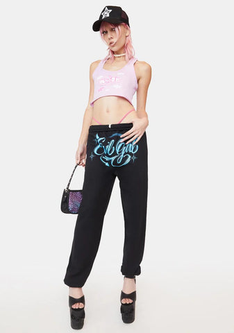 Evil Girl Graphic Sweatpants