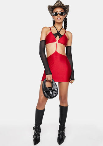 Guilty As Charged Mini Dress