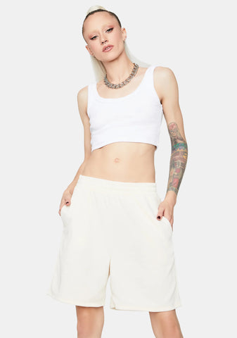 Ivory Lazy Sunday Lounge Shorts