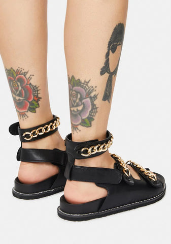 Noir Viral Times Sandals