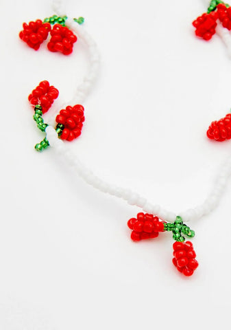Bunch Of Sweetness Beaded Necklace
