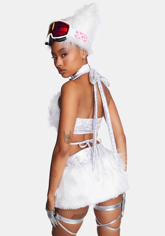 Pink Hype Hologram Light-Up Skirt