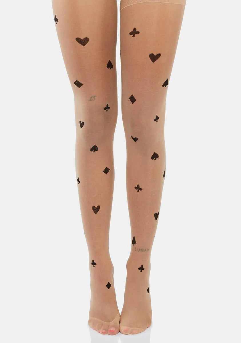 Wild Card Sheer Tights