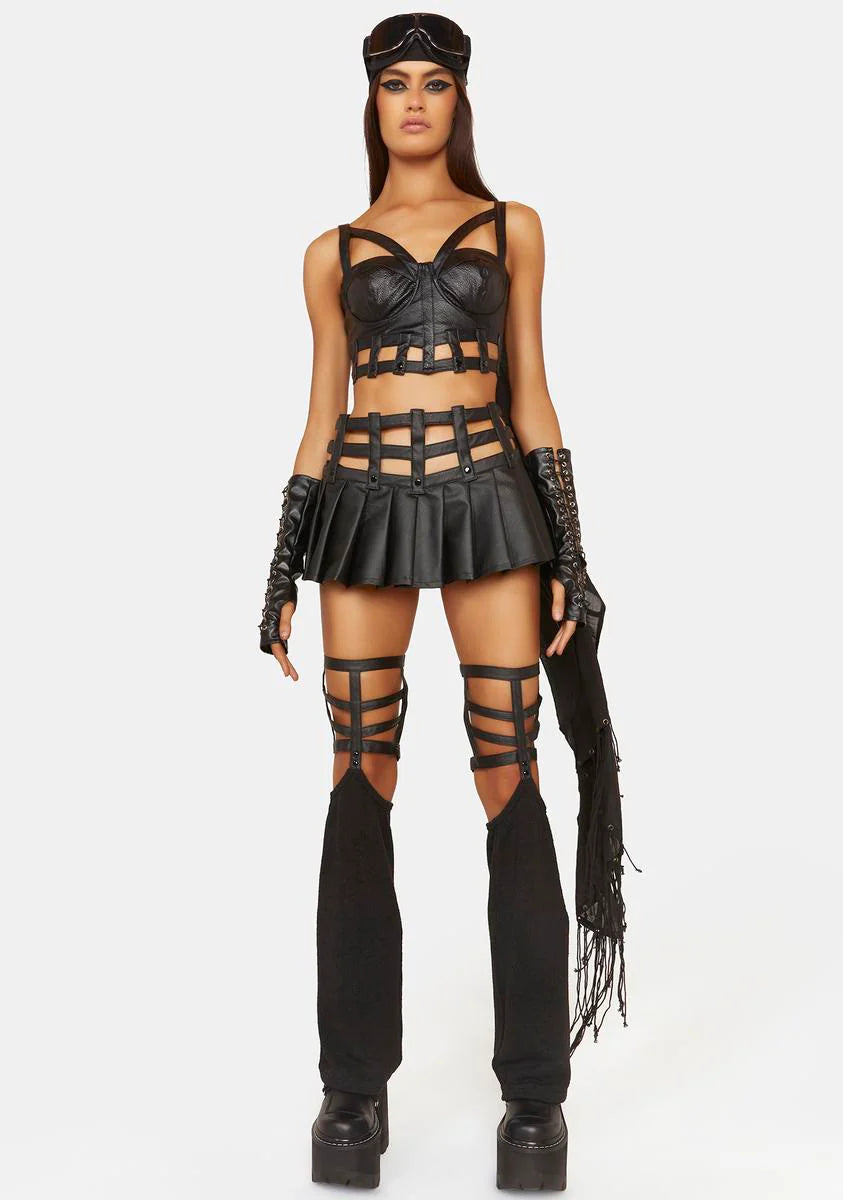 Onyx Playing With Fire Leg Warmers