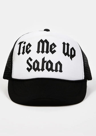 Tie Me Up Satan Trucker Hat