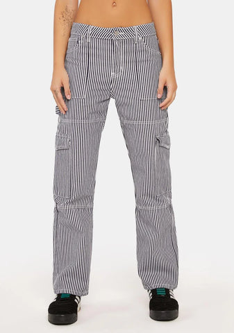 Stripe Out Cargo Pants