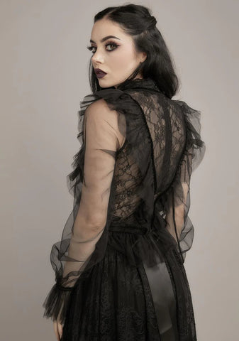 The Midnight Hour Sheer Blouse