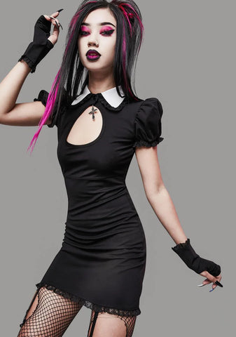 Edge Of Tonight Cutout Mini Dress