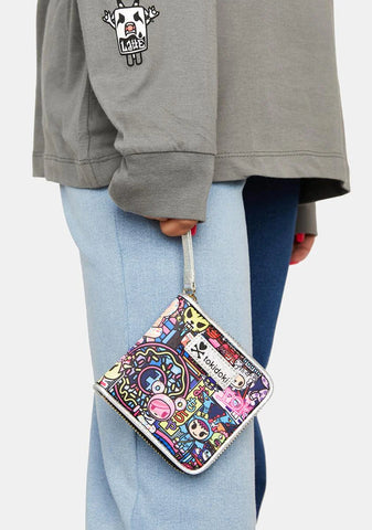 Midnight Metropolis Small Zip Around Wallet