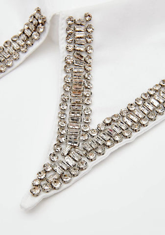 Icy Sparkle Wonderland Rhinestone Collar