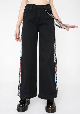 Chain Oversized Trousers
