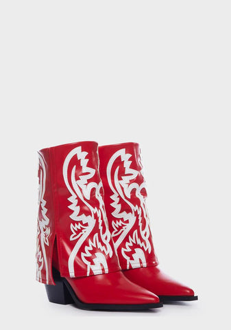 Red Esperanza Cowboy Boots
