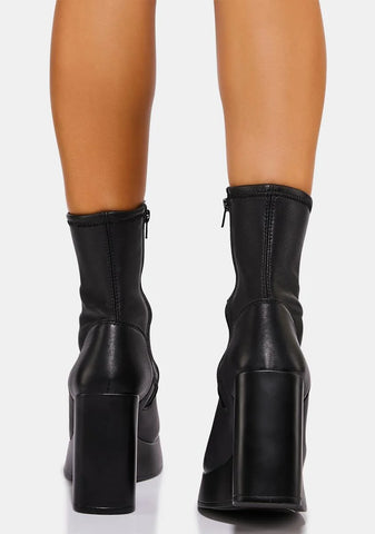 Nikki Heeled Ankle Boots