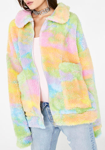 Rainbow Fleece Jacket