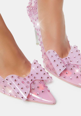 Fake Love Diamante Heels