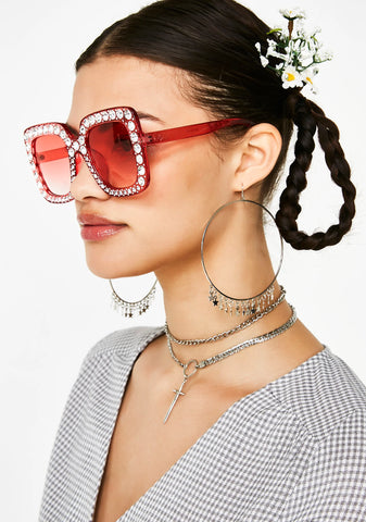 Bubblegum Feelin Flossy Sunglasses