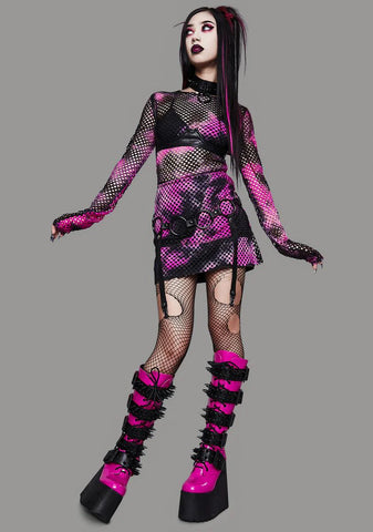 Twisted Sweet Revenge Fishnet Top