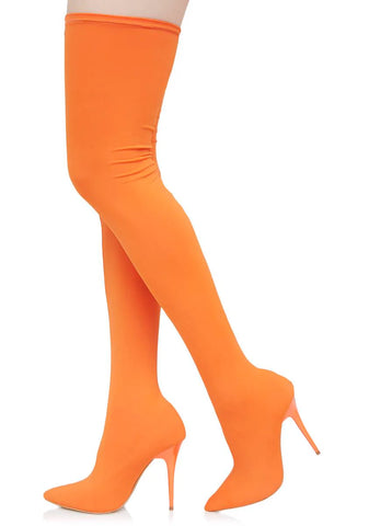 Sunset Sugar Spun Thigh-High Boots