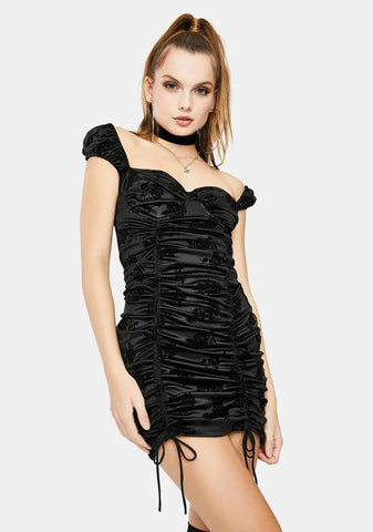 Sinora Ruched Mini Dress