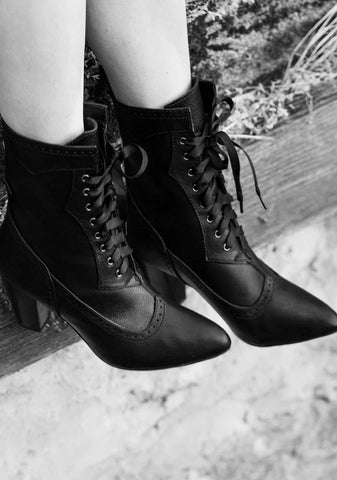 Victorian Vices Lace Up Boots