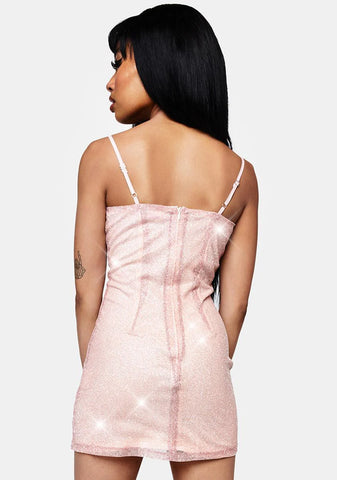 Thirsty Glitter Cami Mini Dress