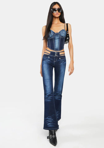 Harley Denim Bustier