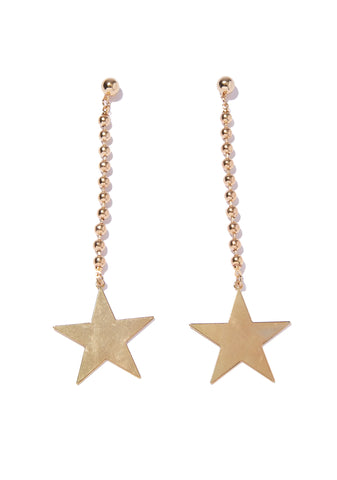 Shining Light Star Drop Earrings