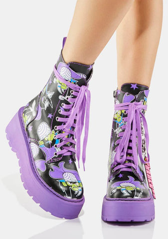 Manic Mojo Combat Boots