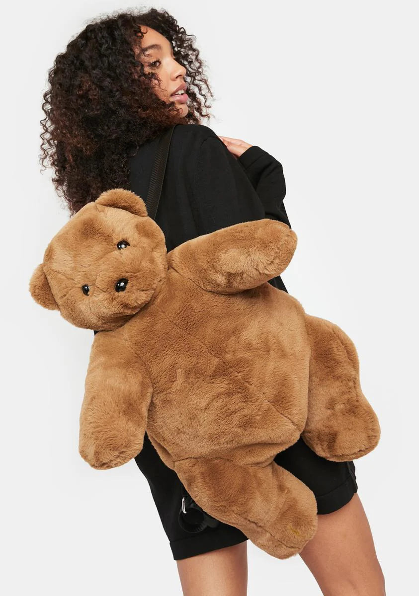 Chocolate Mister Snuggles Bear Backpack