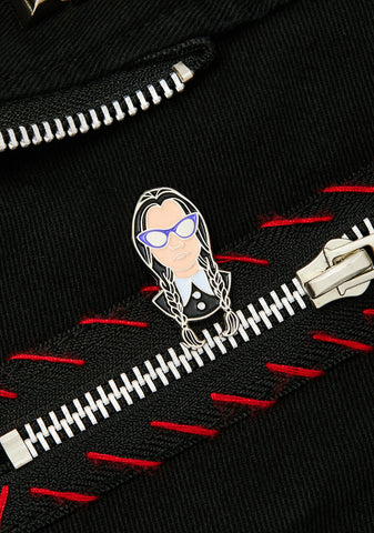 Wednesday Addams Enamel Pin