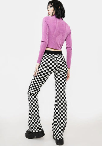 Night On The Move Checkered Pants