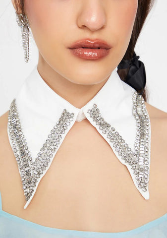 Icy Sparkle Wonderland Rhinestone Collar