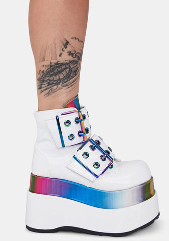 Disco Rhythm Platform Boots