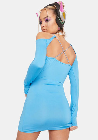 Retro Boomin' Cut-Out Mini Dress