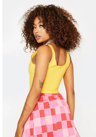 Lemon Down For It Corset Top