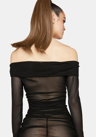 Jean-George Sheer Mini Dress