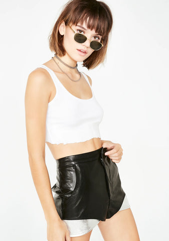 Madame Mayhem Leather Shorts