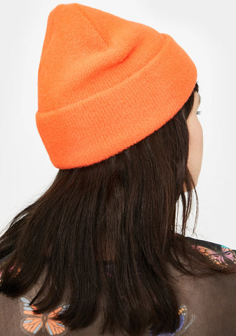 Orange Dallas Beanie